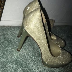 Gold heels from West End